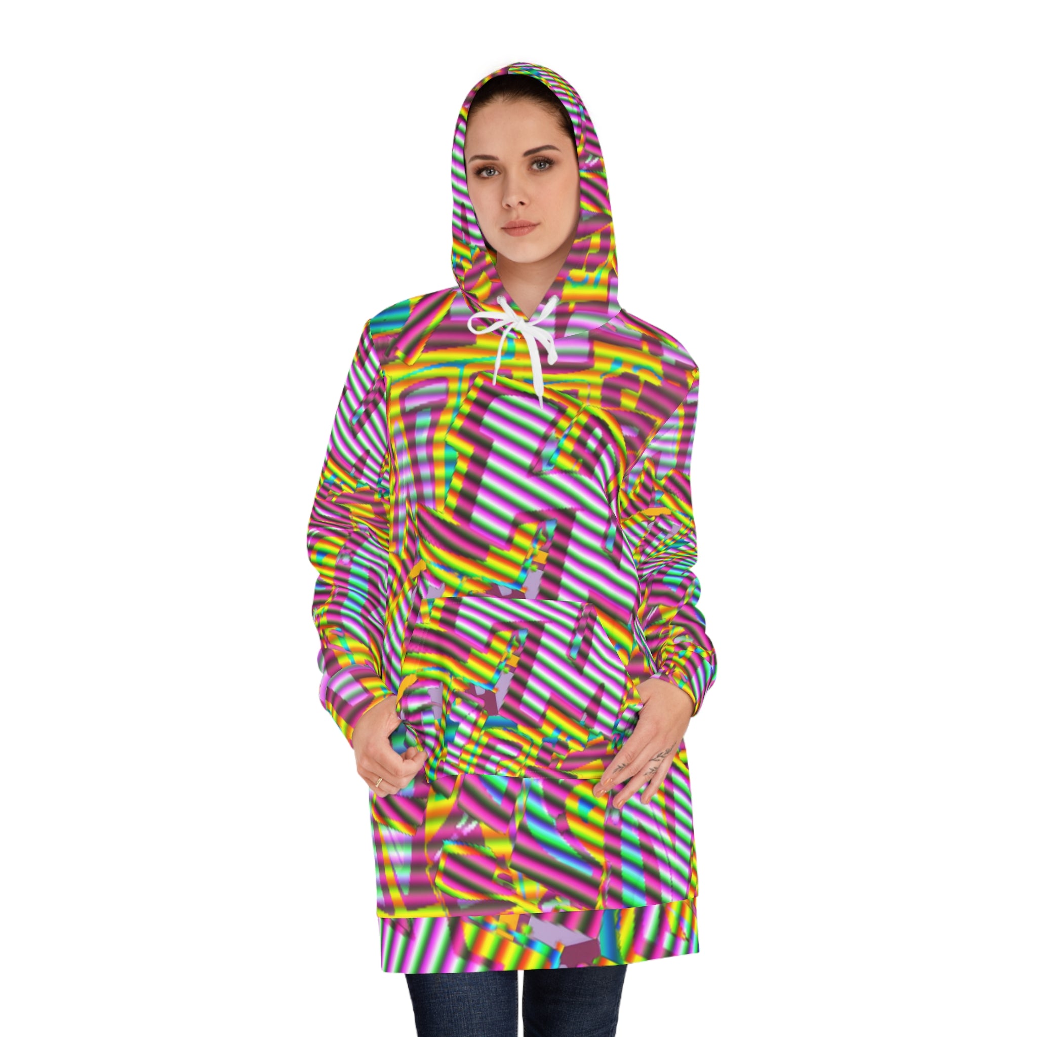 SPARKED Hoodie Dress