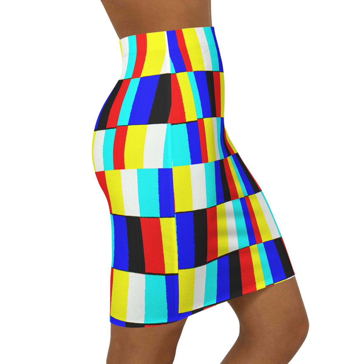 Glitch Mini Skirt