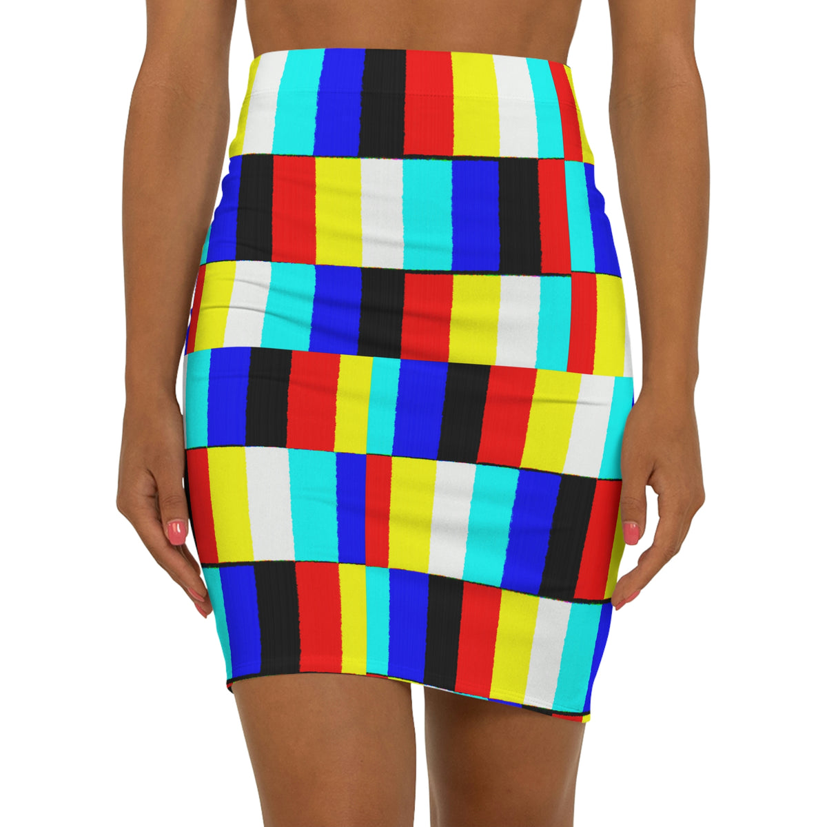 Glitch Mini Skirt