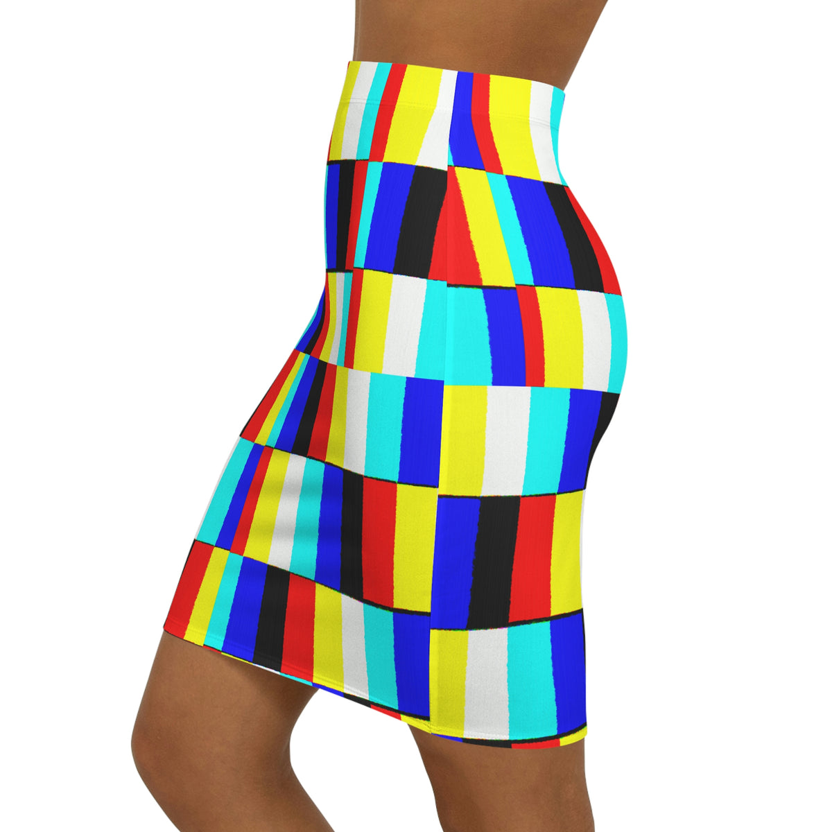 Glitch Mini Skirt