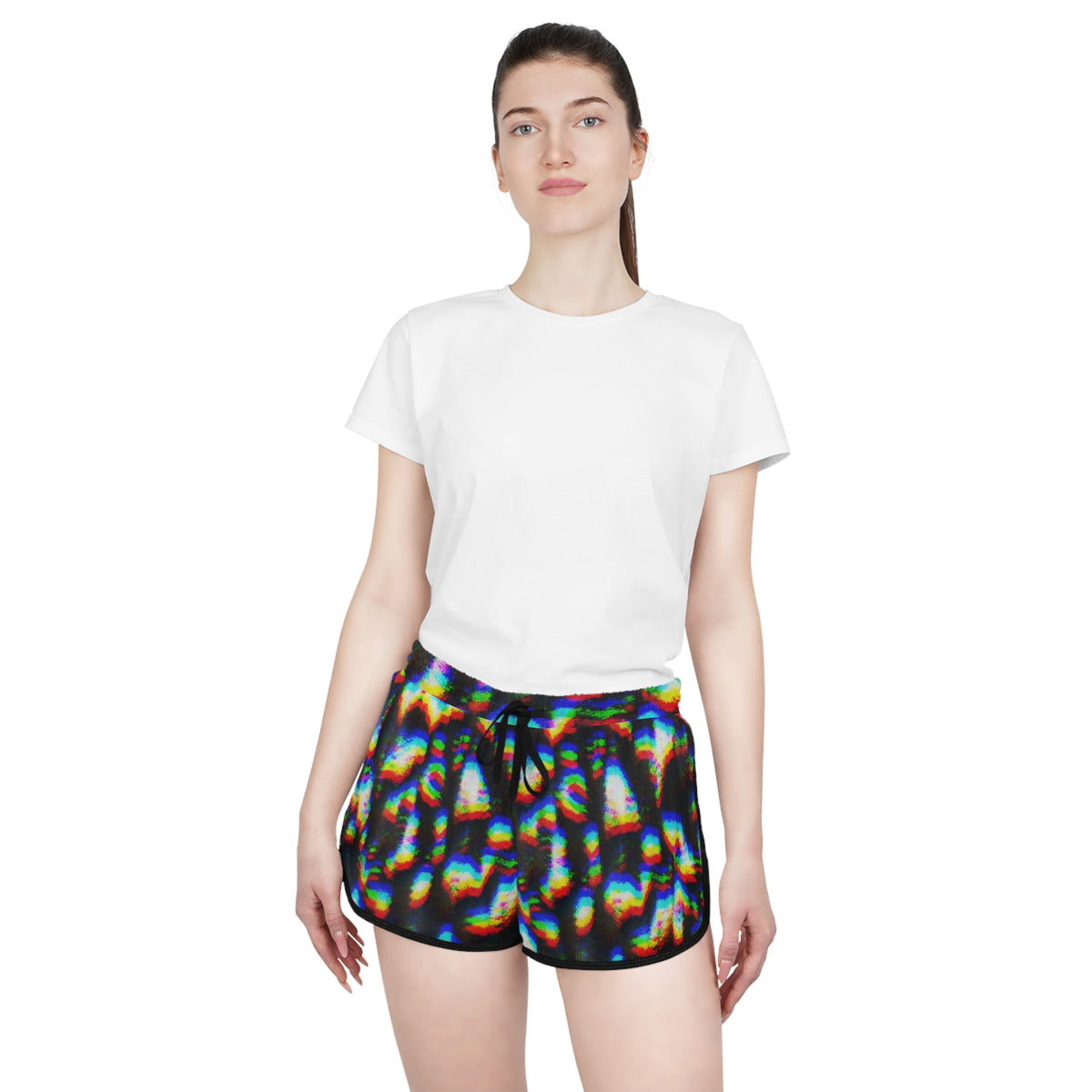 Fractured  Relaxed fit Shorts